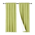 thumbnail image 4 of 1 Panel Lined Blackout Window Curtain Treatment Drape Rod Pocket Light Filtering 84"long ,Matte NAVY R64, 4 of 7