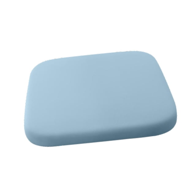 Cojín para silla de espuma viscoelástica, suave, antideslizante, multiusos, para suelo Azul 40x40cm