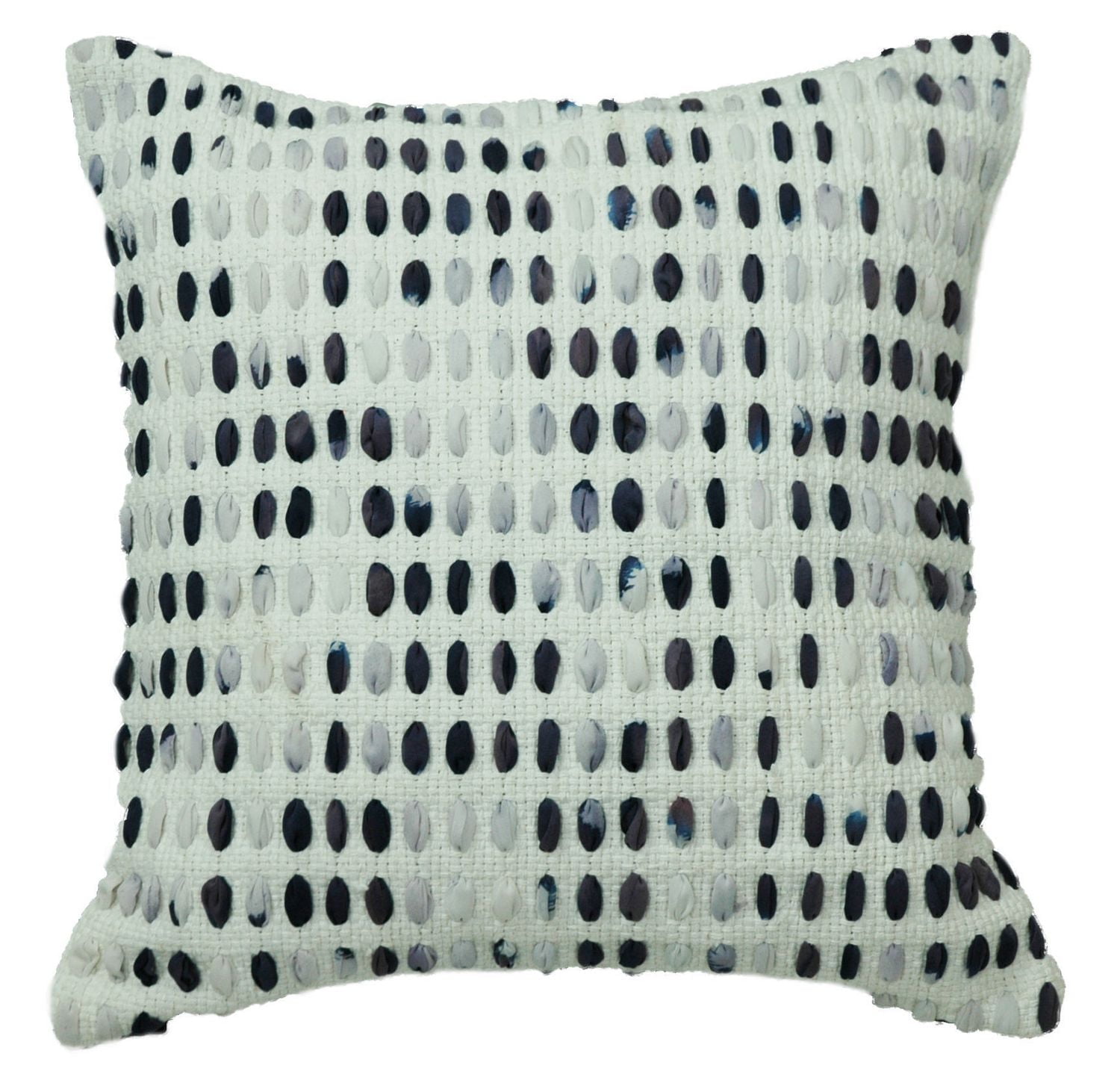 Coussin décoratif Ivory Park à rubans violet