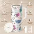 thumbnail image 2 of Vaso para beber SANDJEST Nurse Vaso, 40 oz, mango, pajita, 2 of 8