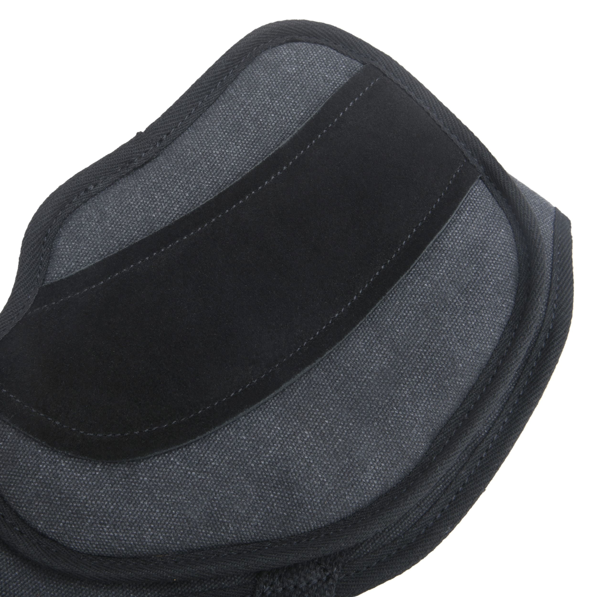 Black Canvas Leather Shooting Right Shoulder Recoil Pad , Shoulder Shield Protection for Right Chest