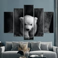 thumbnail image 6 of Animal Photo Artwork, Animal Wild Artwork, Animal Art Canvas, Baby Polar Bear, Trendy Art Canvas, Animal Photography Art Canvas, Canvas Wall Decor - 4P-Gallery Wrapped, 6 of 9