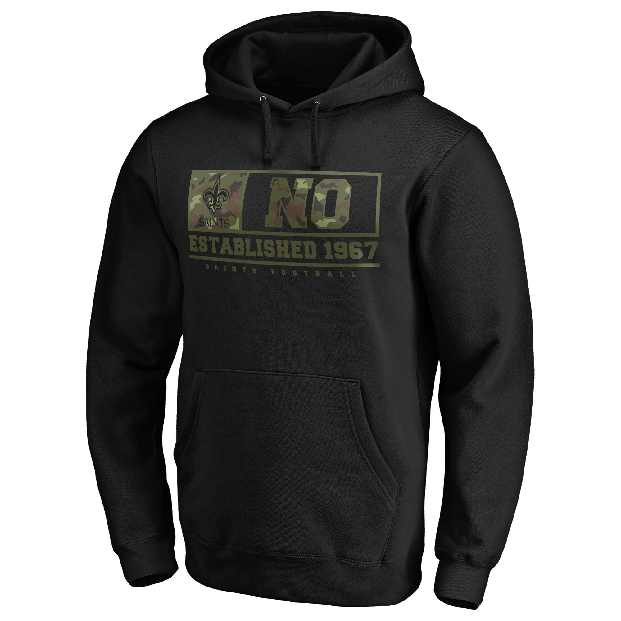 camo saints hoodie