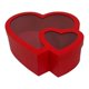 thumbnail image 3 of Caja de regalo decorativa con forma de corazón y tapa para mujer, flores de cumpleaños, embalaje Rojo, 3 of 8