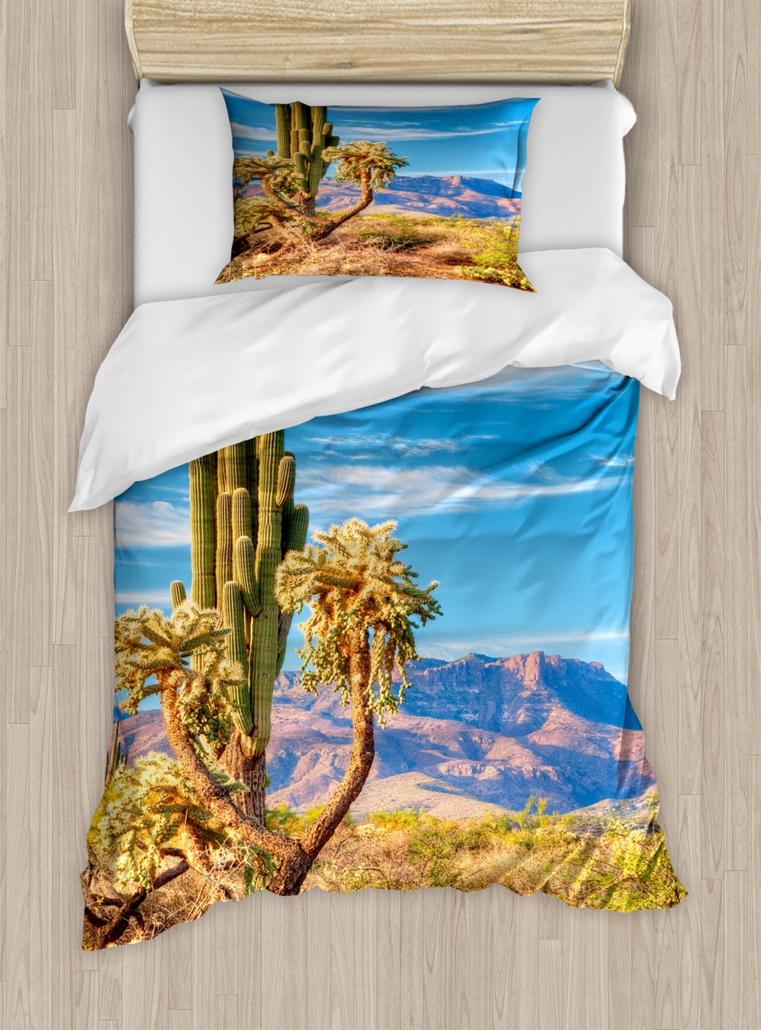 Arizona Cactus Path Duvet Cover Set NCU0NNT525