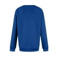 thumbnail image 6 of Women's Fashion Top New Year 2026 Printed Pullover Sweatshirt Holiday Design for Women Casual Celebration Streetwear Top,Dark Blue,2XL, 6 of 6