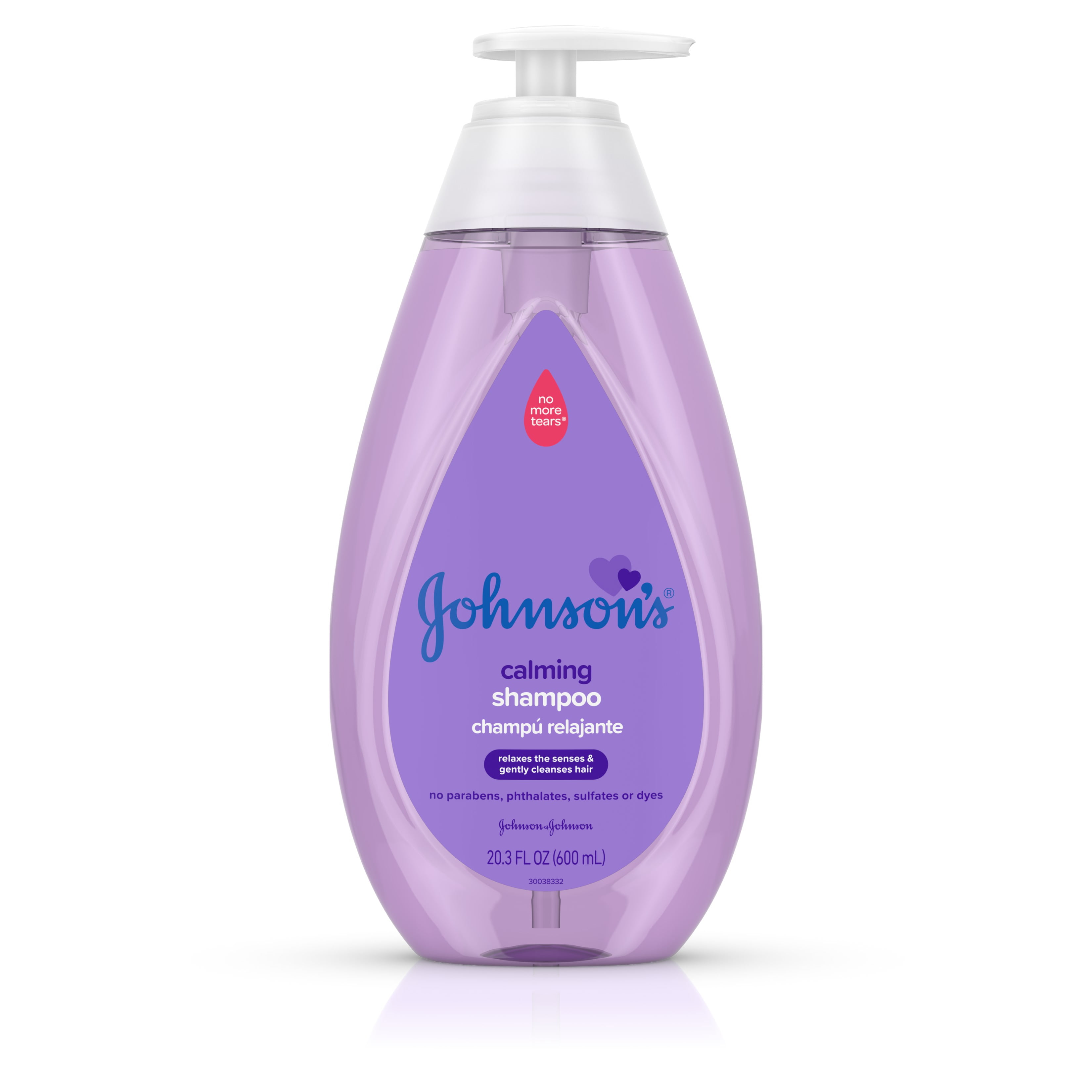 Johnson&#39;s Calming Baby Shampoo, Soothing Natural Calm Scent, Hypoallergenic - 20.3 fl oz