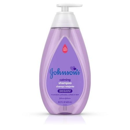 (2 Pack) Johnson's Calming Baby Shampoo with NaturalCalm Scent, 20.3 fl. (Best Baby Shampoo Brand)