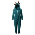 thumbnail image 2 of RXMEKW Pyjama de Noël pour Enfants, Ensemble de Pyjama à Capuchon Chaud Imprimé Parent-Enfant pour la Maison pour Enfants pour l'Halloween, 2 of 5