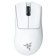 Razer DeathAdder V3 Pro Wireless Esports Gaming Mouse, 64g, 5 Buttons, 2.4GHz & Bluetooth Connectivity, White