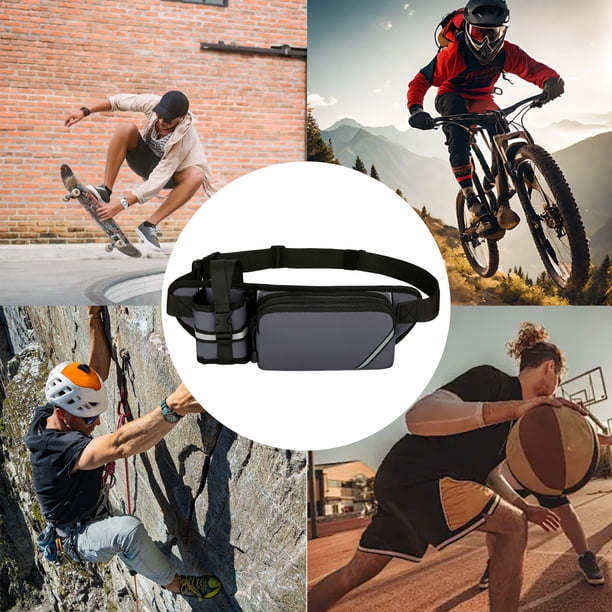 Riñonera Deportiva Multifuncional para Correr, Impermeable, para Hombre y Mujer, Equipo de Fitness para Exteriores, Senderismo y Montañismo.