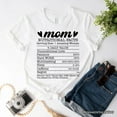 thumbnail image 6 of Mom Nutritional Facts Funny T-Shirt, White and Natural Mom Life Tee for Exhausted and Caffeinated Mothers, 6 of 8