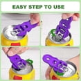 thumbnail image 2 of 12 Pieces Color Manual Easy Can Opener, Premium Plastic Shields Tab Openers, Leakproof Soda Can Lid, 2 of 5