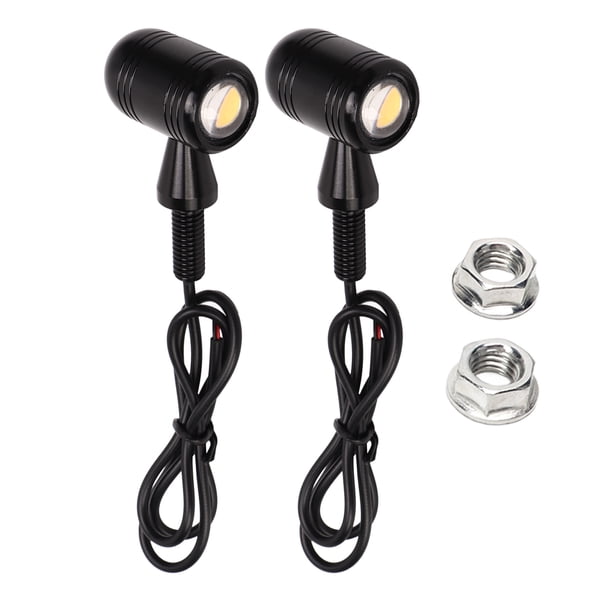 Luces de señal de giro Jadeshay LED ámbar DC 12V Universal para Scooter motocicleta deportiva Tipo 2
