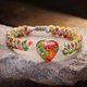thumbnail image 5 of Pulsera de Corazón de Jaspe "Te Amo Por Siempre", 5 of 6