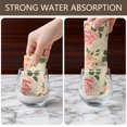 thumbnail image 6 of 6 Pcs Funny Kitchen Towels,Pioneer Flower Floral Print Pattern Microfiber Dish Towels,Kitchen Tea Towels,Kitchen Towel Set (18" X 26"), 6 of 7