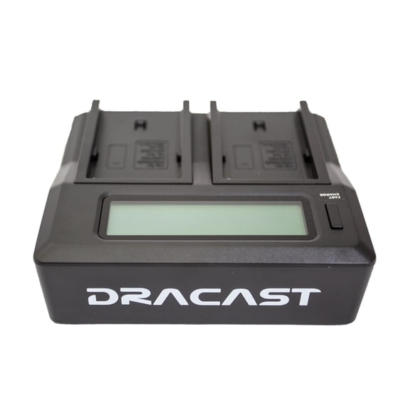 Dracast Double NP-F Charger With Digital Display