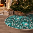 thumbnail image 6 of Daiia Lephants in the Jungle Drawing Merry Christmas Tree Skirt , Xmas Large Lace-up Tree Skirt, Santa Snowflakes Rustic Home Decorations New Year Party Farmhouse Decor-36", 6 of 7