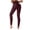 Red, variant on Womens Yoga Pants High Waist Cargo Butt Lifting Workout Running Women's Pants Beige L