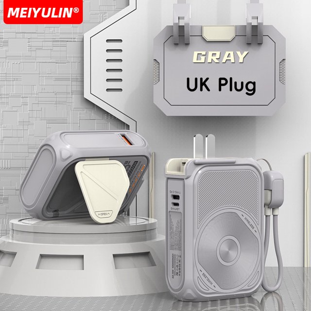 2025 Soporte magnético inalámbrico para banco de energía de 20000mAh, Cable USB portátil de 10000mAh, batería externa de carga rápida para iPhone, Samsung y Xiaomi