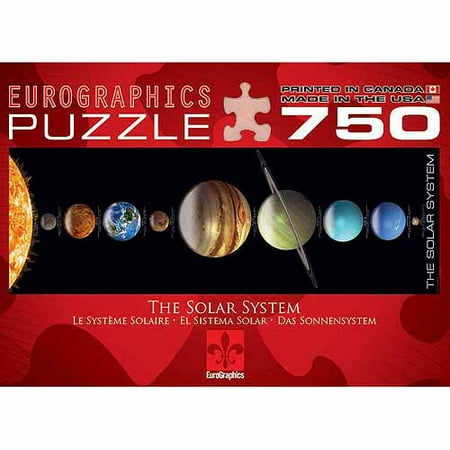Eurographics Solar System Jigsaw Puzzle Panorama 750 Piece Puzzle