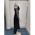 thumbnail image 4 of Vestido de satén sexy y elegante con abertura y escote bajo, 4 of 7