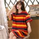 thumbnail image 3 of Camisones sexys para mujer, ropa de dormir de dibujos animados, vestido de noche de manga corta, pijamas femeninos, camisetas de dormir de tela para el hogar de verano 2024, 3 of 5