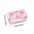 thumbnail image 3 of Contact Lens Case, Czzoypi Portable Travel Storage Box, Compact Leak Proof Double Holder with Tweezers Slot for Daily Use, 3 of 6