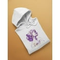 thumbnail image 2 of Beauty African Woman Watercolor Hoodie Women -Image by Shutterstock, Female 3X-Large, 2 of 4