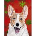 thumbnail image 1 of Carolines Treasures SC9744GF Cardigan Corgi Rouge Flocons de Neige Drapeau de Vacances Jardin Taille, 1 of 3