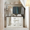 thumbnail image 3 of SinCiDo Bedroom Furniture Large Dresser for Bedroom, Wood Rustic Long Dresser with 5 Drawers, 3 of 7