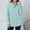 Light Blue-Athletic-Women, variant on Zedker Womens Long Sleeve Quarter Zip Pullover Sweater Casual Loose V Neck Collared Ribbed Knit Jumper Tops with Pockets Green L
