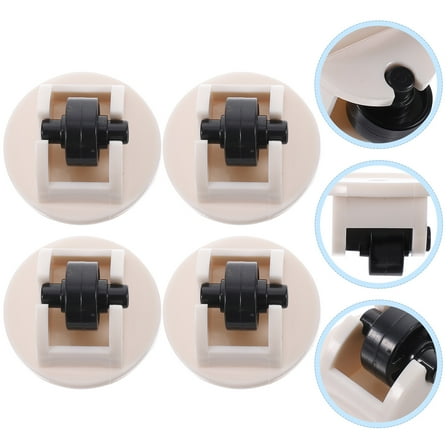 OFFIGAM Set of 4 Smooth Rolling Swivel Caster Wheels for Furniture, Office Chairs, and Equipment