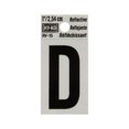 thumbnail image 2 of Hy-Ko RV-15/D Reflective Adhesive Vinyl Letter D Sign, 1&quot;, Black/Silver, 2 of 2