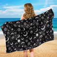 thumbnail image 7 of FOR U DESIGNS Moon Sun Star Print Car Seat Towel Covers Portable Washable Car Towel Seat Cover with Seat Absorption Athletic Outdoor Sport Running Towel, 7 of 7