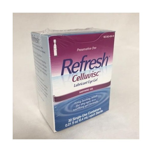 Refresh Celluvisc Lubricant Eye Gel 0.01ozX30ct 30300234554302A940