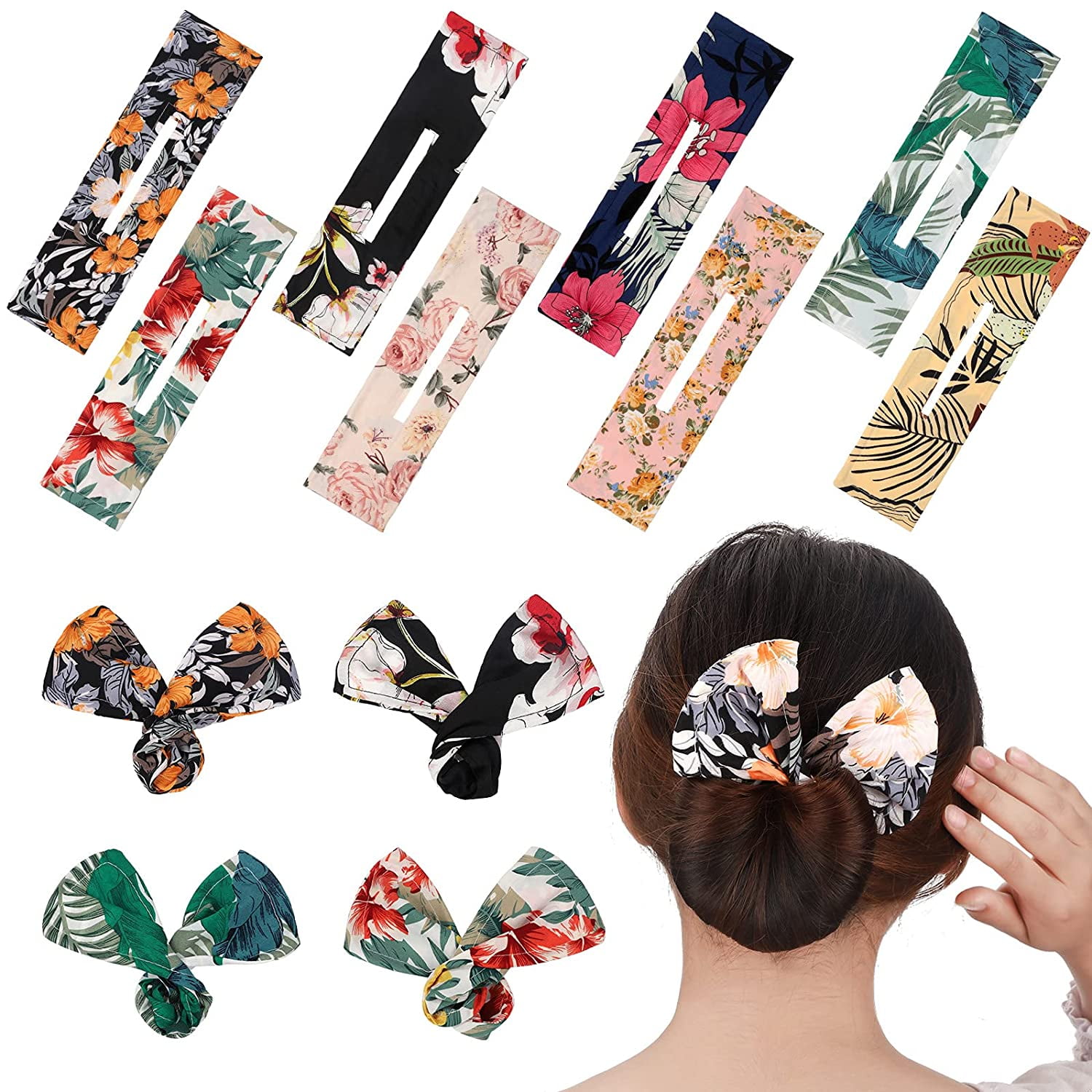 8 Pieces Deft Bun for Hair Hair Donut Bun Maker Cloth Hair Bun Makers Multicolor Cloth Magic Clip French Hairstyle Donut Bun Hair Accessories Former Hairstyle Tool (Flower Pattern) | Walmart Canada 8 Pieces Deft Bun for Hair Hair Donut Bun Maker Cloth Hair Bun Makers Multicolor Cloth Magic Clip French Hairstyle Donut Bun Hair Accessories Former Hairstyle Tool (Flower Pattern) | Walmart Canada