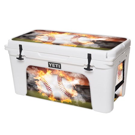 MightySkins Skin For YETI Tundra 110 qt Cooler Lid – Acid Surf | Protective, Durable, and Unique Vinyl Decal wrap cover | Easy To Apply, Remove, and Change Styles | Made in the (Best Ice Chest Made)