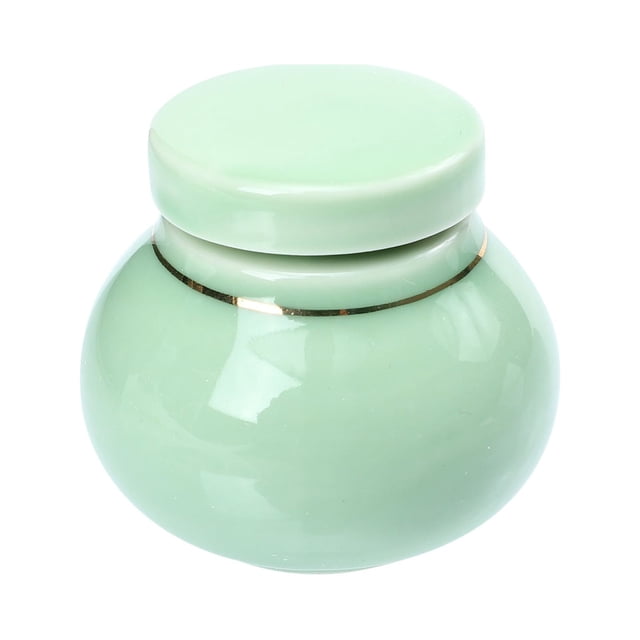 Miangastore Ceramics Can Powder Jar Sealing Tea Leaves Storage Canisters Incense Powder Jar