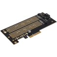 thumbnail image 4 of Tbest PCIE à M.2 +NVME M.2 SSD Adaptateur de Carte d'Extension de Double Disque 2242 2260 2280, 4 of 8