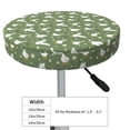 thumbnail image 4 of Lsque Cute goose Pattern Round Bar chair cushion covers Velvet Fabric Premium Comfort Protects from Scratches and Stains for 14-17 Inch Chair-13 inch, 4 of 7