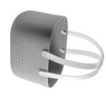 thumbnail image 2 of Portable Shower Basket with Ventilation Holes Large Capacity Plastic Portable Storage Basket with Handles for Bathroom Grey, 2 of 4