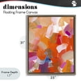 thumbnail image 4 of Stupell Industries Mid-Century Confetti Petals Abstraction Brown Floating Frame Canvas Art, 25 x 31, by Lanie Loreth, 4 of 8