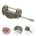 thumbnail image 1 of OULII 2pcs Decorative Box Lock Vintage Lock Key with Retro Design for Boxes and Cabinets, 1 of 8