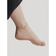thumbnail image 2 of 1pc European & American Fashion Twelve Constellations & Old English Letter Stainless Steel Anklet For Women, Daily, 2 of 4
