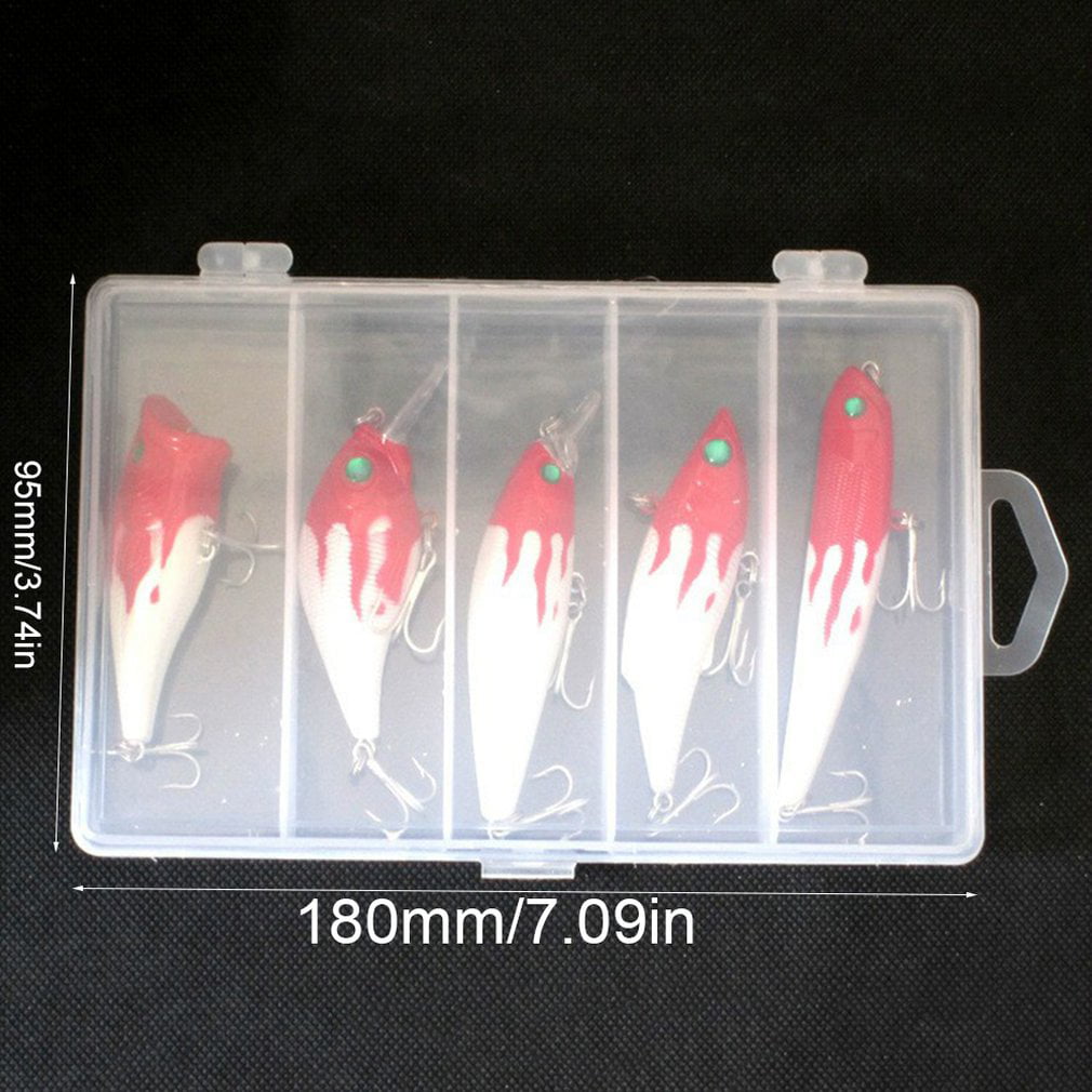 Details about   10Grid transparent fishhook box fish lure hooks fishing accessories tool cash3 