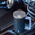 thumbnail image 4 of 40oz Holiday Tumbler with Lid and Straw, Stainless Steel Cup with Handle Snowflakes Travel Mug, Xmas Presents, 4 of 4