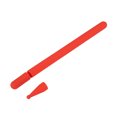 thumbnail image 1 of Pour iPad 2ème Génération Support de Pointe de Crayon en Silicone Souple Protection de Stylo (Rouge), 1 of 8