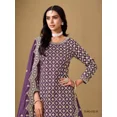 thumbnail image 3 of Custom Made Indian Bollywood Anarkali Kurta Set Beautiful Designer Kurti Pant Dupatta Set, 3 of 5