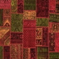 thumbnail image 1 of Ahgly Company Indoor Square Oriental Orange Modern Area Rugs, 3' Square, 1 of 4